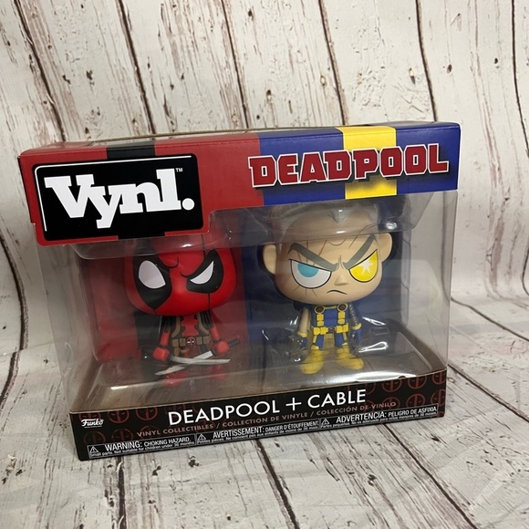 Deadpool And Cable Funko Vynl Collectibles Figures - Picture 1 of 4